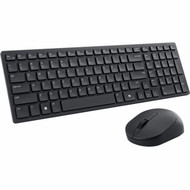 Dell KM555 Keyboard  Mouse - USB Type A Plunger Wireless BluetoothRF 51 240 GHz Keyboard - English US - Black - USB Type A Mouse KM555-BLK-US