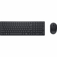 Dell KM555 Keyboard  Mouse - USB Type A Plunger Wireless BluetoothRF 51 240 GHz Keyboard - English US - Black - USB Type A Mouse KM555-BLK-US