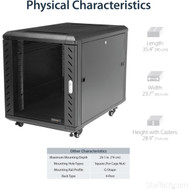 StarTechcom_12U_AV_Rack_Cabinet_-_Network_Rack_with_Glass_Door_-_19_inch_Computer_Cabinet_for_Server_Room_or_Office_RK1236BKF_-_and_RK1236BKF