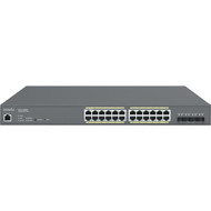 EnGenius Cloud Managed 410W PoE 24Port Network Switch - 24 Ports - Manageable - 2 Layer Supported - Modular - Twisted Pair Optical - ECS1528FP
