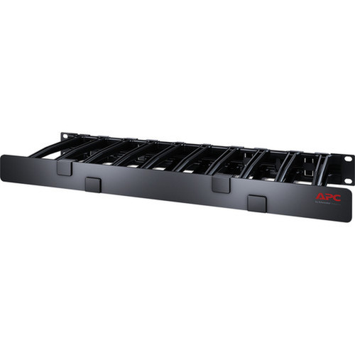 APC by Schneider Electric Horizontal Cable Manager - Black - 1U Rack Height (AR8612)