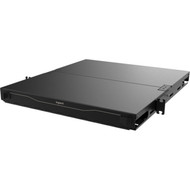 Ortronics Q-Series Rackmount Enclosure - For Fiber Optic Cable Manager Patch Panel Networking Cassette - 1U Rack Height - Enclosed EQ01U-CHC