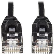 Tripp Lite by Eaton Cat6a 10G Snagless Molded Slim UTP Network Patch Cable MM Black 25 ft - 25 ft Category 6a Network Cable for N261-S25-BK