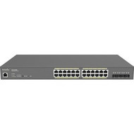EnGenius Cloud Managed 24-Port Gigabit PoE Switch with 4 SFP Ports - 24 Ports - Manageable - 2 Layer Supported - Modular - 240 W PoE ECS1528P