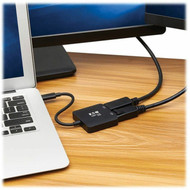 Tripp Lite by Eaton U444-2DP-MST4K6 USB-C Adapter Dual Display Black - 1 x Type C USB 31 Gen 2 Powered USB Male - 2 x DisplayPort U444-2DP-MST4K6