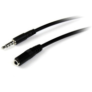 StarTechcom_1m_35mm_4_Position_TRRS_Headset_Extension_Cable_-_MF_-_33_ft_Mini-phone_Audio_Cable_for_Audio_Device_Headset_iPhone_MUHSMF1M