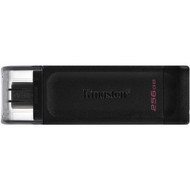 Kingston DataTraveler 70 256GB USB 32 Gen 1 Type C Flash Drive - 256 GB - USB 32 Gen 1 Type C - 5 Year Warranty DT70256GB