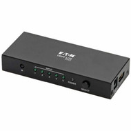Tripp Lite by Eaton B119-005-UHD 5-Port HDMI Switch with Remote - 4K x 2K UHD  60 Hz - 3840  2160 - 4K - 5 x 1 - Display Home - 1 x B119-005-UHD
