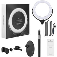 Ergopixel Desktop Tripod Stand With LED Ring Light - Black - Tripod Mount - Black EP-PC0001