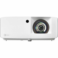Optoma UHZ35ST 3D Short Throw DLP Projector - 169 - Portable - White - High Dynamic Range HDR - Front - 480i - 30000 Hour Normal - UHZ35ST