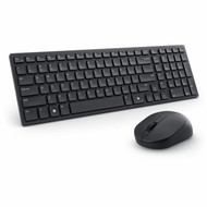 Dell KM555 Keyboard  Mouse - USB Type A Plunger Wireless BluetoothRF 51 240 GHz Keyboard - French Canada - Black - USB Type A - KM555-BLK-FRC