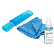Manhattan LCD Cleaning Kit mini Alcohol-free Includes Cleaning Solution 60ml Brush and Microfibre Cloth Ideal for use on  - - 421010