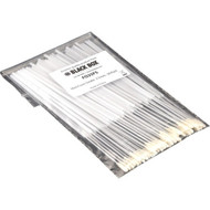 Black Box Mini Foam Swab - 25-mm 50-Pack - For Fiber Optic Connector Sleeve - Foam - 50  Pack - TAA Compliant FO25FS