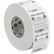 Zebra Label Polyester 4 x 6in Thermal Transfer Zebra Z-Ultimate 3000T 1 in core - 4 Width x 6 Length - Permanent Adhesive - Thermal 18941
