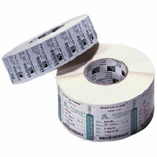 Zebra Label Paper 4 x 2in Direct Thermal Zebra Z-Perform 1000D 0.75 in core - 4" Width x 2" Length - Permanent Adhesive - Rectangle - (LD-R2AQ5J)