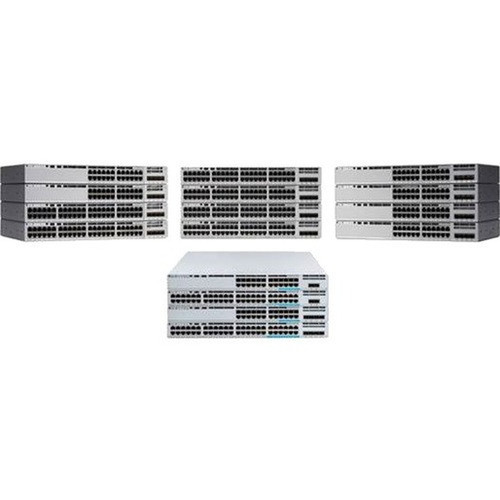 Cisco Catalyst C9200L-48T-4X Layer 3 Switch - 48 Ports - Manageable - Gigabit Ethernet, 10 Gigabit Ethernet - 10/100/1000Base-T, - 3 - (C9200L-48T-4X-E)
