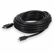 AddOn HDMIMicro HDMI AV Cable - 25 ft HDMIMicro HDMI AV Cable for AudioVideo Device - First End 1 x HDMI 14 Digital AudioVideo HDMI2MHDMI25F
