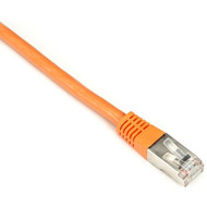 Black Box CAT6 250-MHz Stranded Patch Cable Slim Molded Boot - SFTP CM PVC Orange 30FT - 30 ft Category 6 Network Cable for Device EVNSL0272OR-0030