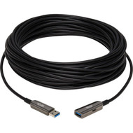 Tripp Lite by Eaton U330F-15M-G1 Fiber Optic Extension Data Transfer Cable - 49 ft Fiber Optic Data Transfer Cable for Computer Hard U330F-15M-G1