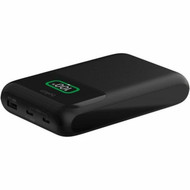 Belkin 65W 3-port USB Power Bank w Digital Display - 20K mAh - 2xUSB-C 1xUSB-A - Portable Charger - w USB-C to USB-C Cable - Black BPB020btBK