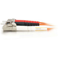 C2G Fiber Optic Duplex Patch Cable - Plenum Rated - 66 ft Fiber Optic Network Cable - First End 2 x LC - Male - Second End 2 x ST - 37946