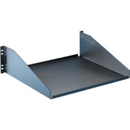 Ortronics 60400405 Equipment Rack Shelf - 19 48260 mm Rack Width - Black - Aluminum - 3402 kg Maximum Weight Capacity 60400405