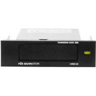 Tandberg Data RDX QuikStor 8636-RDX Drive Enclosure - USB 30 Host Interface Internal - Black - 1 x Total Bay - 1 x 35 Bay 8636-RDX
