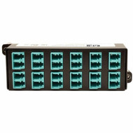 Tripp Lite 10GbE High Density Pass-Through Cassette 12 LC Duplex Connection - 24 x LC Duplex - 24 Ports - 24 x RJ-11 - 24 x Duplex - N484-12LC