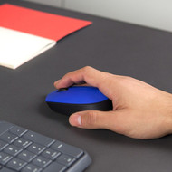 Logitech M170 Wireless Mouse - Optical - Wireless - Radio Frequency - Blue - USB 20 - 1000 dpi - Scroll Wheel - Symmetrical 910-004800