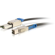 C2G 1m Mini-SAS HD to Mini-SAS Cable - 33 ft Mini-SAS HD Data Transfer Cable for Hard Drive Server Workstation Desktop Computer - 54255