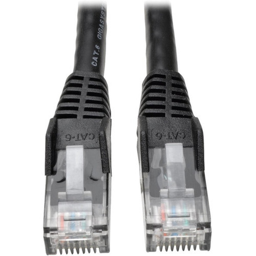Tripp Lite by Eaton Cat.6 UTP Patch Network Cable - 75 ft Category 6 Network Cable for Network Device - First End: 1 x RJ-45 Network - (N201-075-BK)