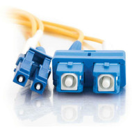C2G Duplex Fiber Patch Cable - LC Male - SC Male - 1m - Yellow 29190