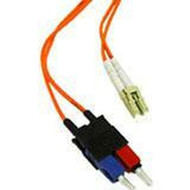 C2G 3m LC-SC 50125 OM2 Duplex Multimode PVC Fiber Optic Cable - Orange - 98 ft Fiber Optic Network Cable for Network Device - First 33016