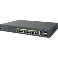 EnGenius Cloud Managed 8-Port Gigabit 130W PoE Switch - 8 Ports - Manageable - 2 Layer Supported - Modular - 2 SFP Slots - 15280 W - ECS1112FP