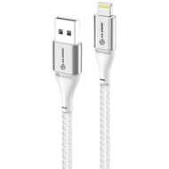 Alogic SUPER Ultra USB-A to Lightning Cable -Silver-15m - 49 ft LightningUSB Data Transfer Cable for iPhone Charger - First End 1 ULA8P15-SLV