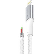 Alogic SUPER Ultra USB-A to Lightning Cable -Silver-15m - 49 ft LightningUSB Data Transfer Cable for iPhone Charger - First End 1 ULA8P15-SLV