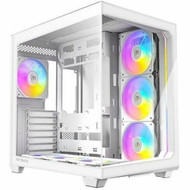 Antec Constellation Computer Case - Mid-tower - White - Tempered Glass Steel Plastic Glass - ATX ITX Micro ATX Motherboard - 10 x C5 ARGB WHITE