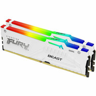 Kingston FURY Beast 64GB 2 x 32GB DDR5 SDRAM Memory Kit - 64 GB 2 x 32GB - RGB - DDR5-6000PC5-48000 DDR5 SDRAM - 6000 MHz Memory KF560C30BWEAK2-64