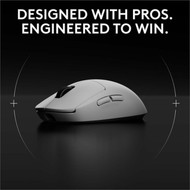 Logitech G PRO 2 LIGHTSPEED Gaming Mouse - HERO 2 - Wireless - Radio Frequency - 240 GHz - Rechargeable - White - USB 20 - 32000 dpi 910-007290