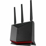 Asus RT-BE86U Wi-Fi 7 IEEE 80211 abgnacaxbe Ethernet Wireless Router - Dual Band - 240 GHz ISM Band - 5 GHz UNII Band - 4 x x RT-BE86U