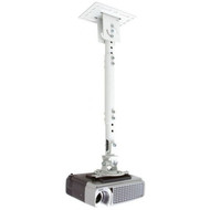 Atdec ceiling projector mount adjustable drop - Loads up to 33lb - VESA up to 65x200 - 360deg projector rotation - Adjustable drop TH-WH-PJ-CM