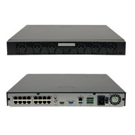 16-Channel IP NVR - 12MP - 4K 320Mbps - 16x PoE - 2x SATA