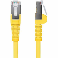 StarTechcom 25ft Yellow CAT6a Ethernet Cable Snagless RJ45 10G 100W PoE SFTP LSZH 27AWG Bare Copper 500MHz Shielded Network NLYL-25F-CAT6A-PATCH