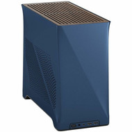Fractal Design Era 2 Gaming Computer Case - Midnight Blue - Aluminium Anodized Aluminum - 2 x 120mm Fans Installed - ITX Supported FD-C-ERA2N-03