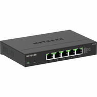 Netgear MS305E Ethernet Switch - 5 Ports - 25 Gigabit Ethernet - 25GBase-T - 3 Layer Supported - 560 W Power Consumption - Twisted MS305E-100NAS