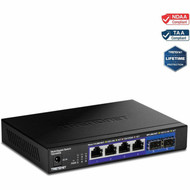 TRENDnet 6-Port Unmanaged Multi-Gig Switch - 4 Ports - 25 Gigabit Ethernet 10 Gigabit Ethernet - 25GBase-T 10GBase-X - 2 Layer - - TEG-S562