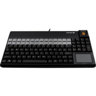 CHERRY SPOS Biometric Keyboard - 106 Keys - QWERTY Layout - 28 Relegendable Keys - Fingerprint Sensor Magnetic Stripe Reader - USB - G86-62431EUADAA