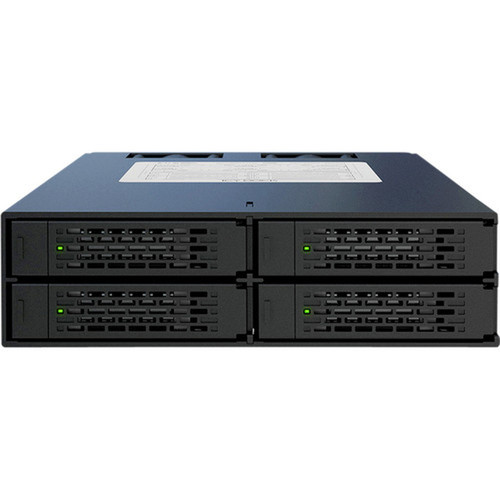 Icy Dock MB994SP-4SB-1 4 in 1 SATA Hot Swap Backplane RAID Cage - 4 x HDD Supported - 4 x SSD Supported - RAID Supported - 5 RAID - 4 (MB994SP-4SB-1)