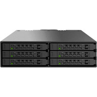 Icy Dock MB996SP-6SB 6 in 1 SATA Hot Swap Backplane RAID Cage - 6 x HDD Supported - 6 x SSD Supported - RAID Supported - 0 1 5 JBOD MB996SP-6SB
