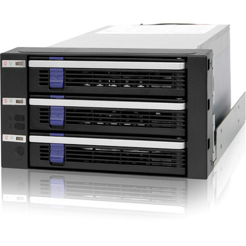 Icy Dock MB153SP-B 3 in 2 SATA Internal Backplane Raid Cage Module - 3 x HDD Supported - RAID Supported - 3 x Total Bays - 3 x 3.5" - (MB153SP-B)